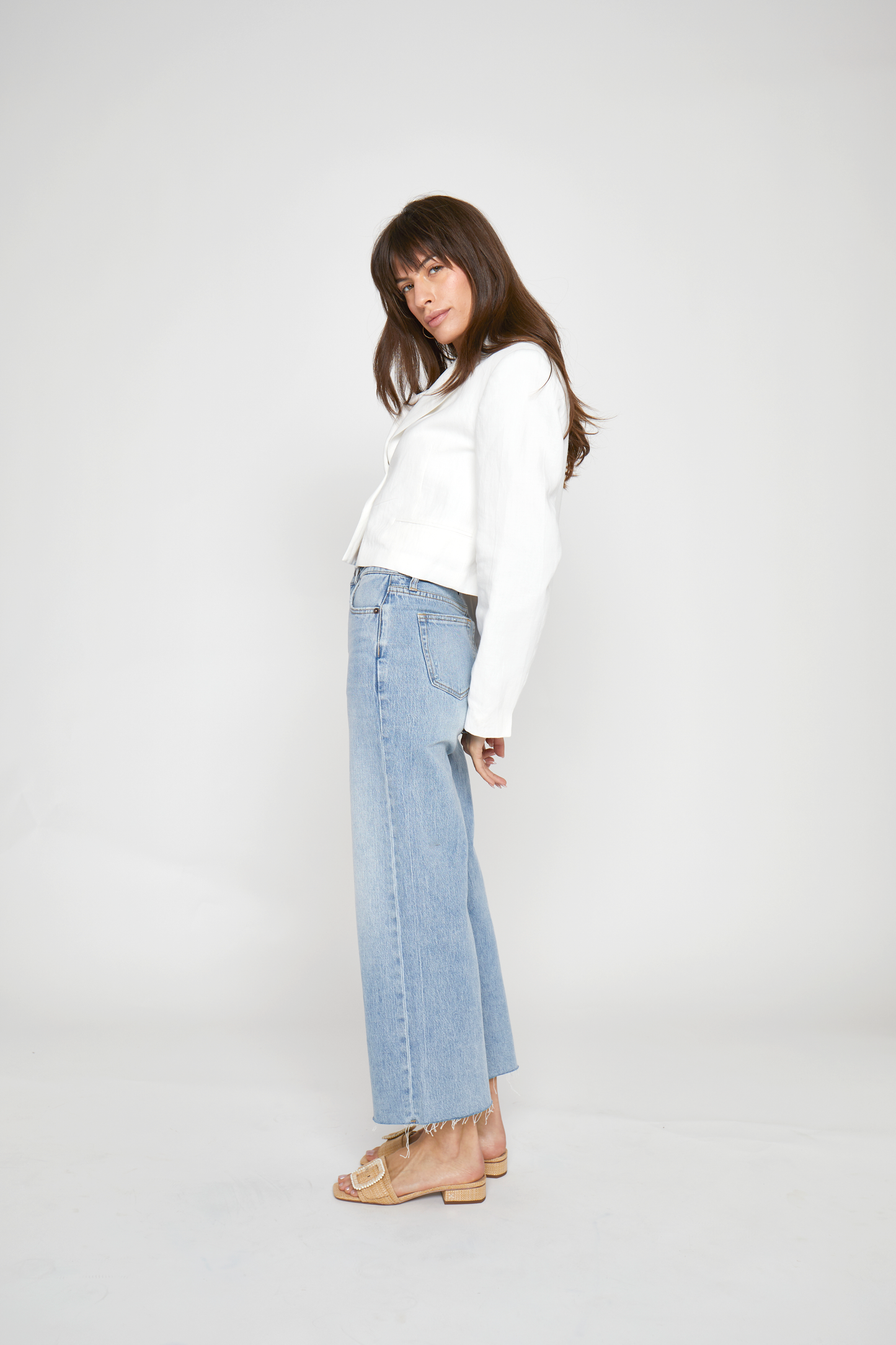 Aberdeen Ankle Jean Light Indigo Worn