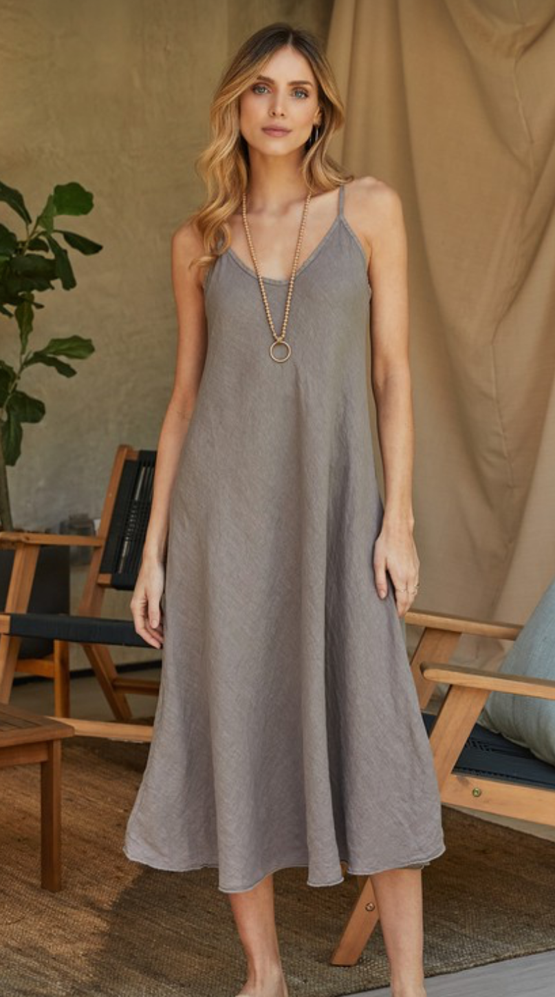 The Linen Slip Dress