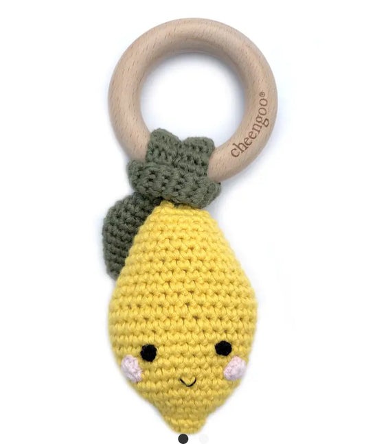 Lemon Teething Rattle