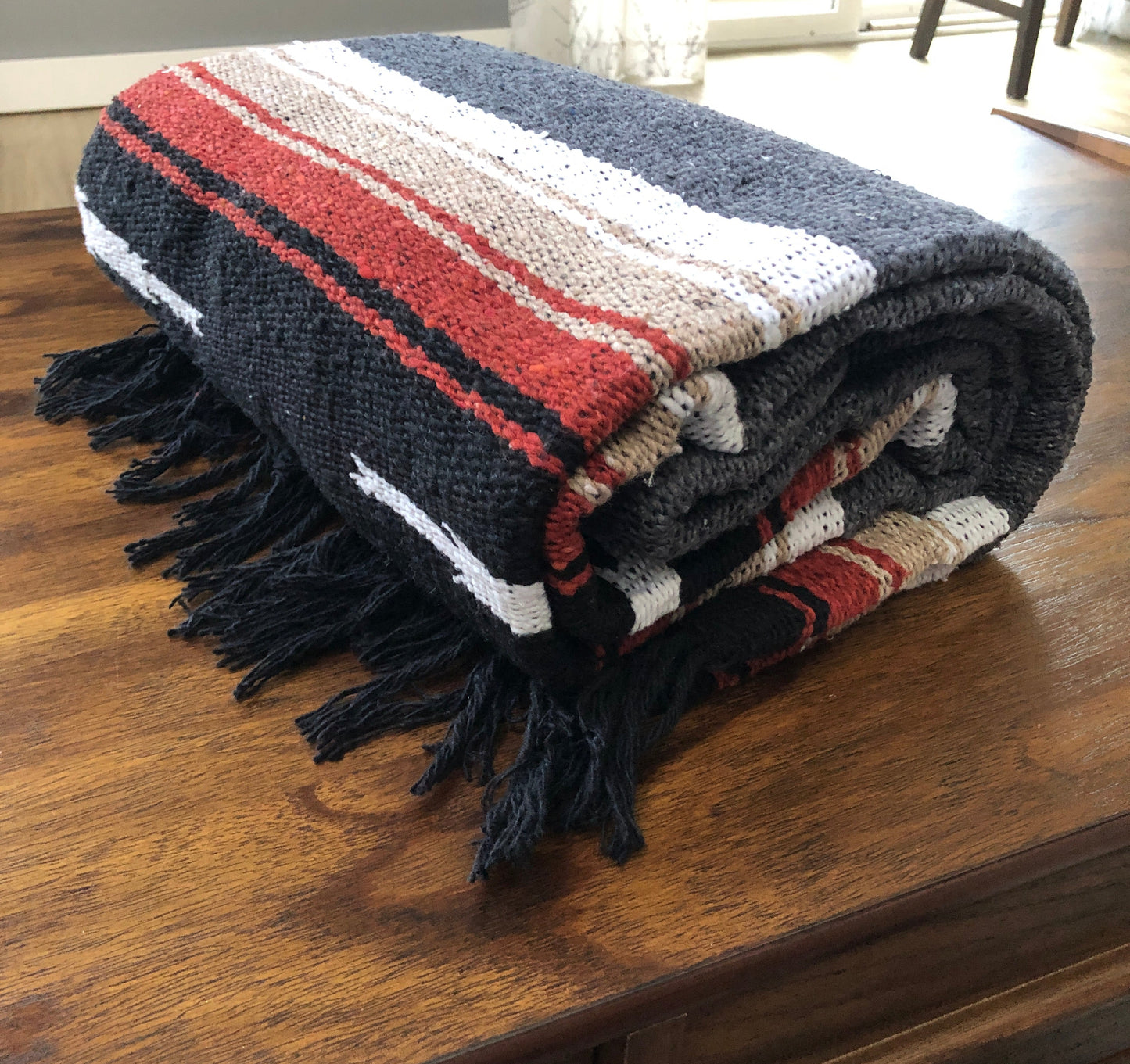 Charcoal Baja Throw