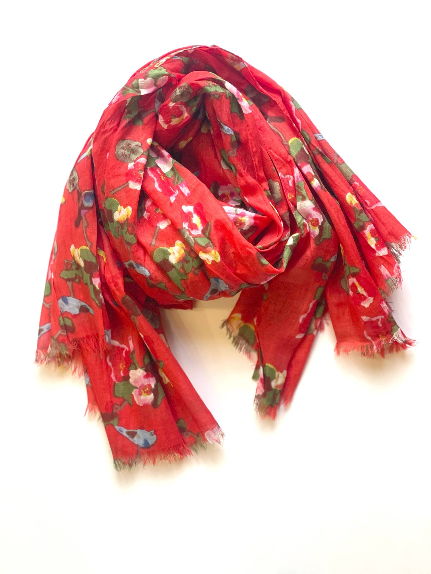 The Red Bird Scarf