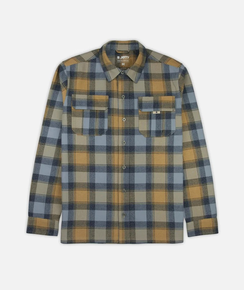 Arbor Flannel Fog Blue