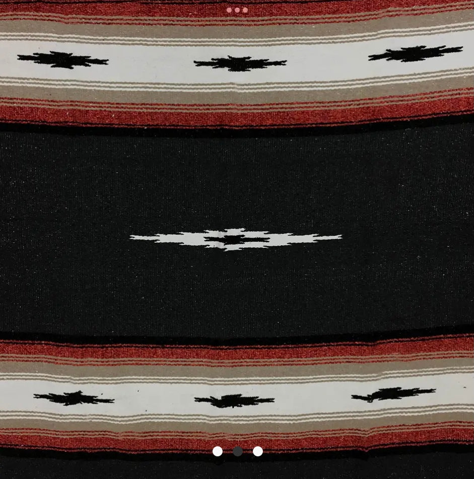 Black Baja Diamond Throw