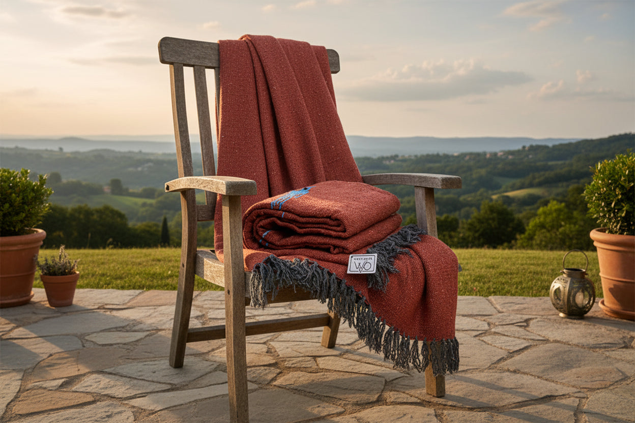 Rust Baja Thunderbird Throw