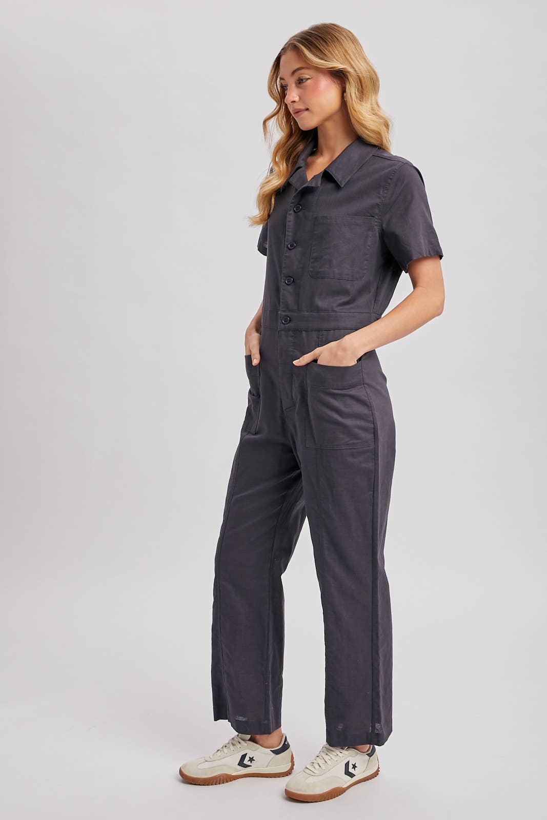 Short Sleeve Jumpsuit