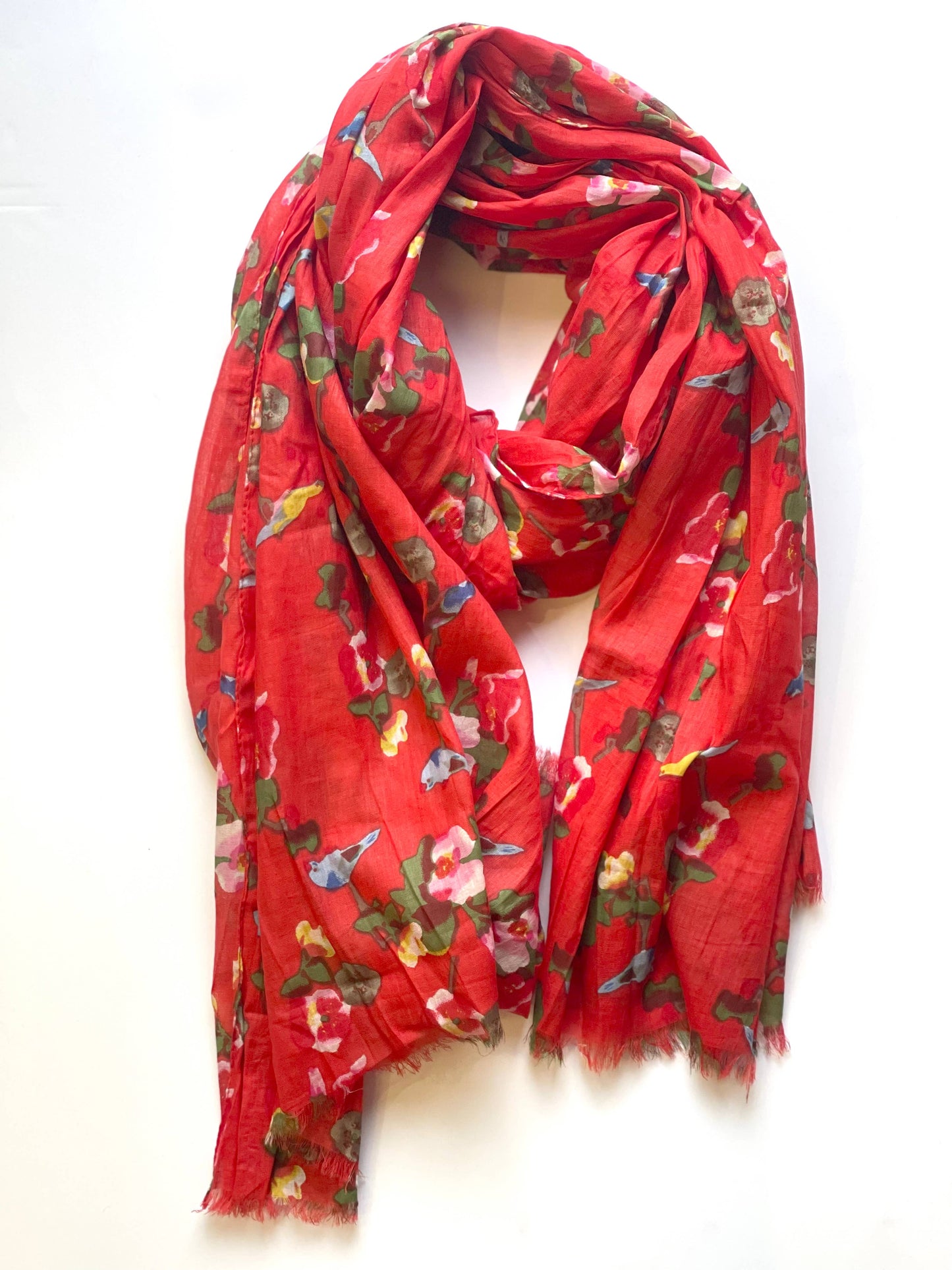 The Red Bird Scarf
