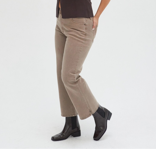 Addington Ankle Crop Brown