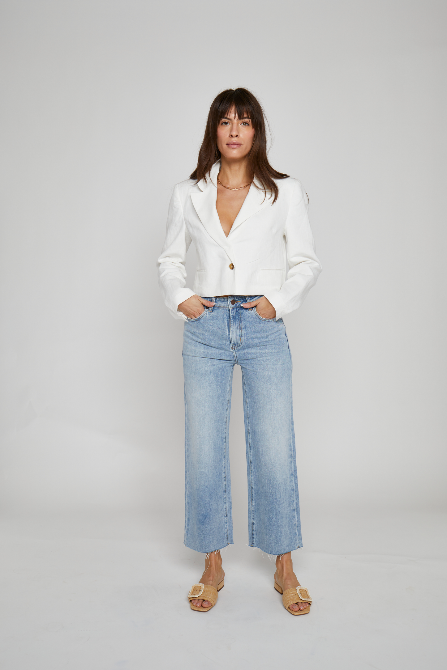 Aberdeen Ankle Jean Light Indigo Worn
