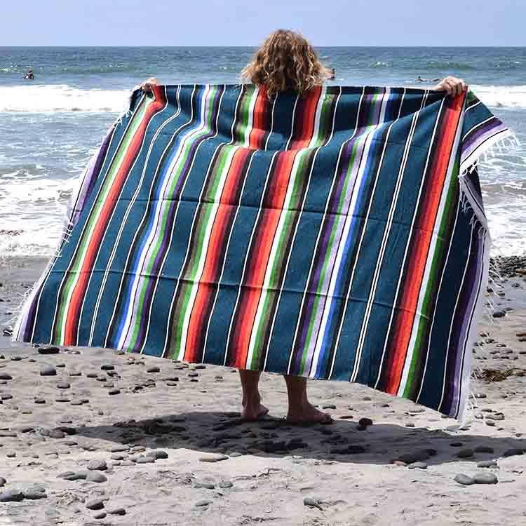 Pastel Mexican Blanket