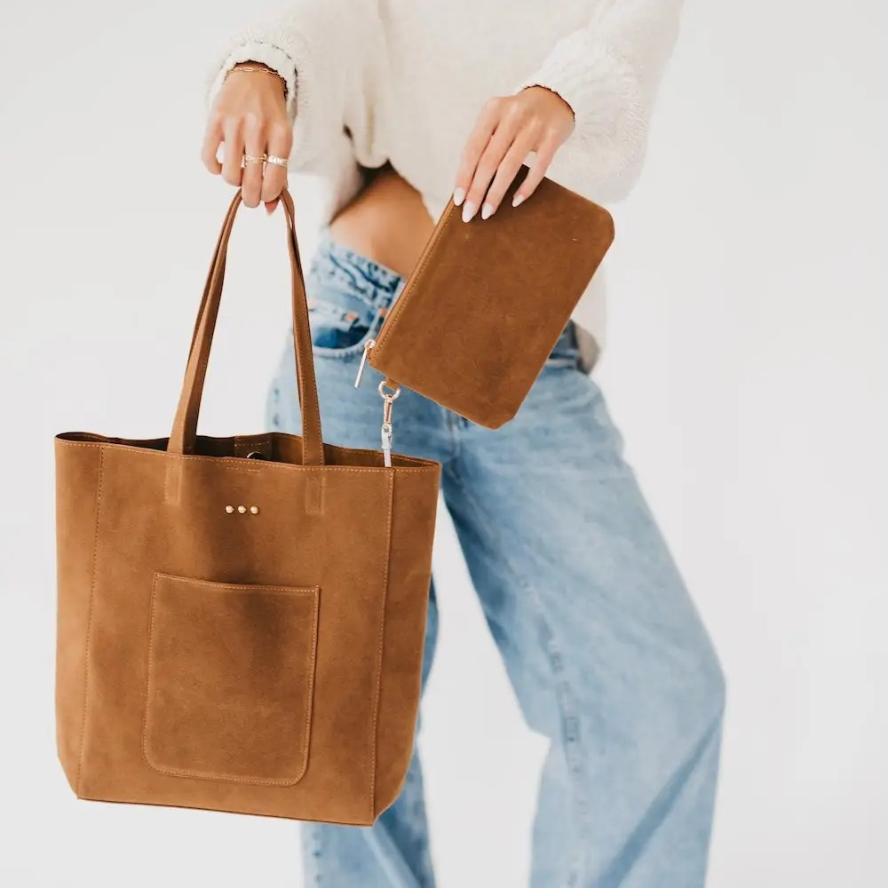 Dawn Suede Tote