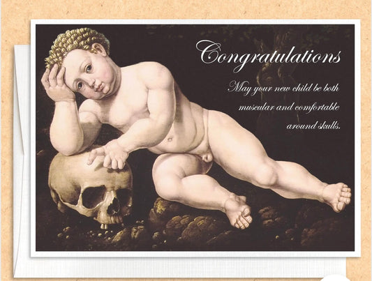 MUSCULAR BABY CARD